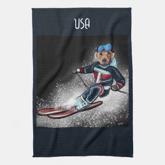 LABRADOR RETRIEVER  キッチンタオル (縦)