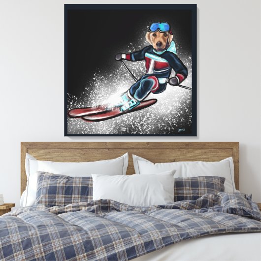 LABRADOR RETRIEVER  キャンバスプリント (インサイチュ (寝室))