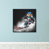 LABRADOR RETRIEVER  キャンバスプリント (インサイチュ (ウッドフロア))