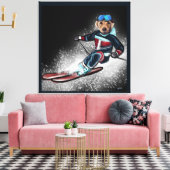 LABRADOR RETRIEVER  キャンバスプリント (インサイチュ (リビング))