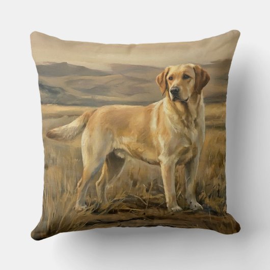 Labrador Retriever クッション (裏面)