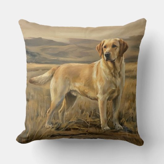 Labrador Retriever クッション (正面)