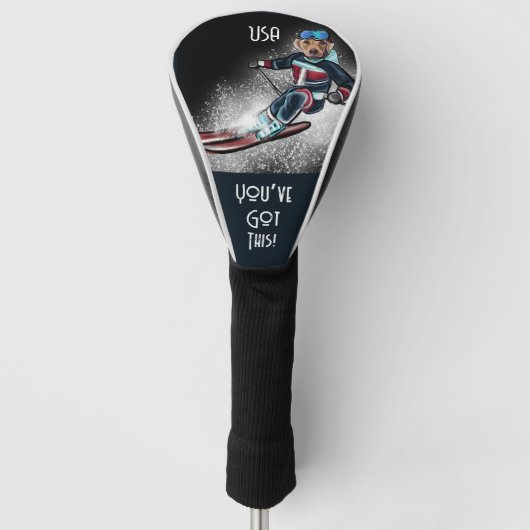 LABRADOR RETRIEVER  ゴルフヘッドカバー (正面)