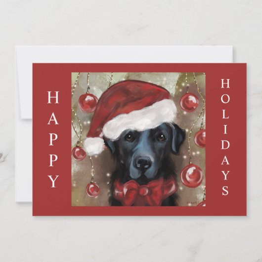 Labrador Retriever  シーズンカード (正面)