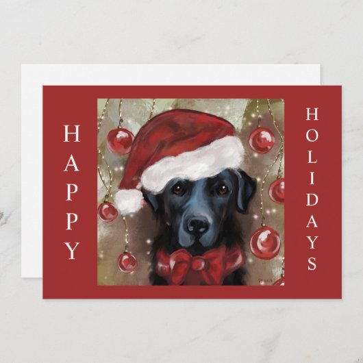 Labrador Retriever  シーズンカード (正面/裏面)