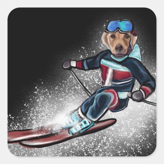 LABRADOR RETRIEVER  スクエアシール (正面)