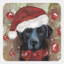 Labrador Retriever  スクエアシール