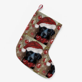 Labrador Retriever  スモールクリスマスストッキング
