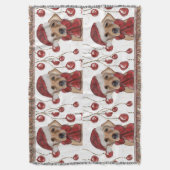 LABRADOR RETRIEVER スローブランケット (正面縦)