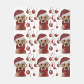 LABRADOR RETRIEVER  フリースブランケット (正面)