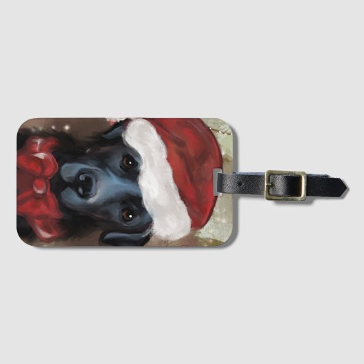 Labrador Retriever ラゲッジタグ (正面横)