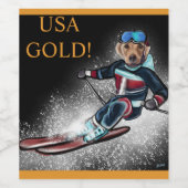 LABRADOR RETRIEVER  ワインラベル (シングルラベル)