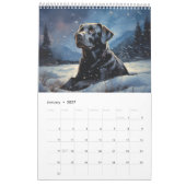 Labrador retriever 2026 wall calendar カレンダー (1月 2027)