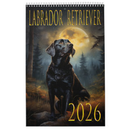 Labrador retriever 2026 wall calendar カレンダー