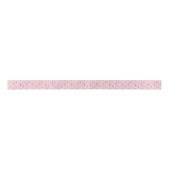 Labrador Retriever Birthday Satin Ribbon in Pink サテンリボン (正面)