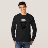 Labrador Retriever Black Lab Dog Cook Chef  Cookin Tシャツ (正面フル)