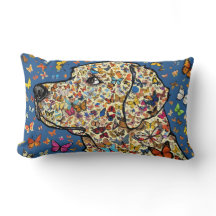 Labrador Retriever Butterfly Dog Art | Yellow Lab