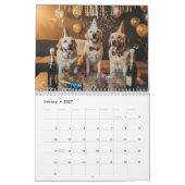 Labrador Retriever Calendar カレンダー (1月 2027)