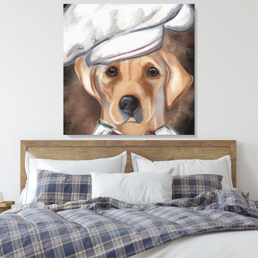 Labrador Retriever  Canvas Print キャンバスプリント (インサイチュ (寝室))