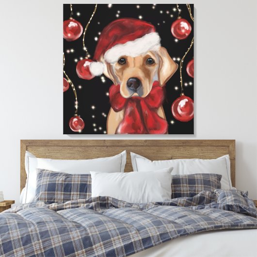Labrador Retriever  Canvas Print キャンバスプリント (インサイチュ (寝室))