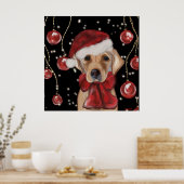 Labrador Retriever Canvas Print ポスター (キッチン)