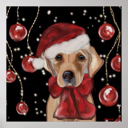 Labrador Retriever Canvas Print ポスター (正面)