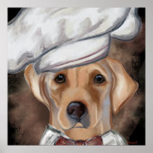 Labrador Retriever Canvas Print ポスター (正面)