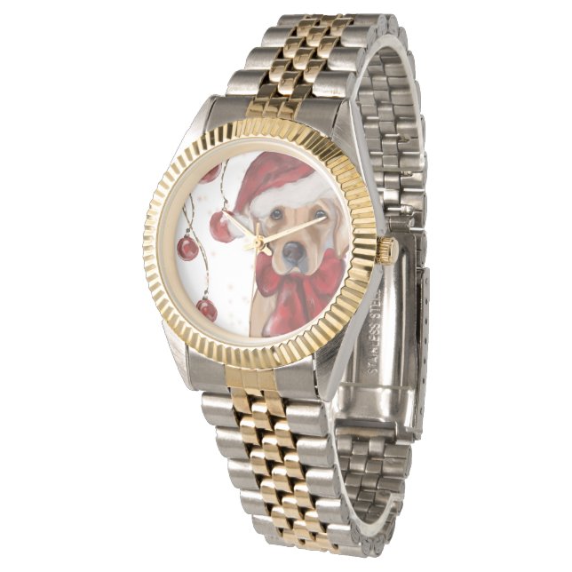 Labrador Retriever  Canvas Print 腕時計 (アングル)