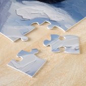 Labrador Retriever Christmas Red Truck Holiday ジグソーパズル (側面)