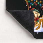 Labrador Retriever Christmas Tree Decorations Dog  マウスパッド (コーナー)