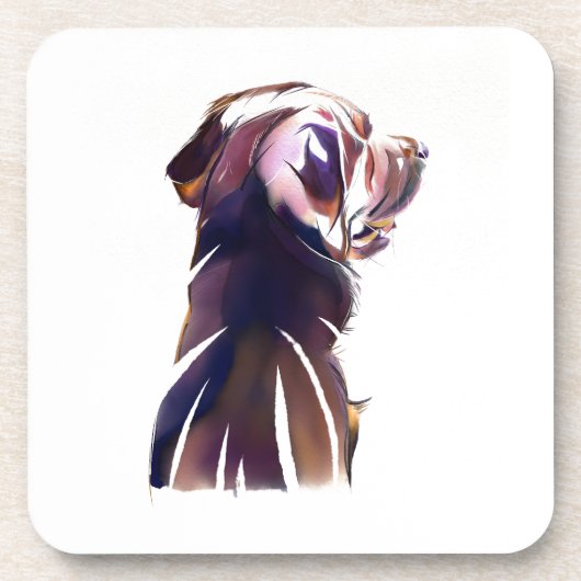 Labrador Retriever Coaster – Dog Lover Gift コースター (正面)