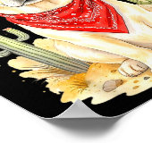 Labrador Retriever Cowboy Dog Western Llabrador Co ポスター (角)