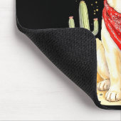 Labrador Retriever Cowboy Dog Western Llabrador Co マウスパッド (コーナー)