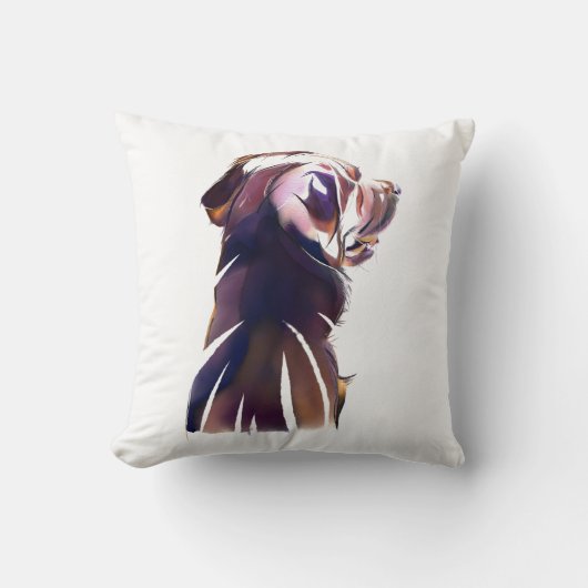 Labrador Retriever Cushion – Dog Lover Gift クッション (正面)