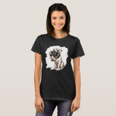 Labrador Retriever Dog Photographer Camera Photo P Tシャツ (正面フル)