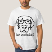 Labrador Retriever Dog Tシャツ (正面)
