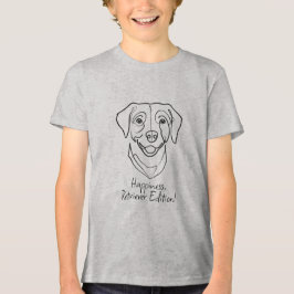Labrador Retriever. Happiness, Retriever Edition! トライブレンドＴシャツ