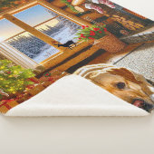 Labrador Retriever Holiday  シェルパブランケット (3/4)