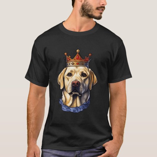Labrador Retriever In Crown Labrador Is The Best F Tシャツ (正面)