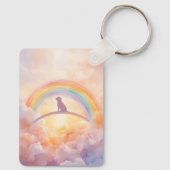 Labrador Retriever Memorial Keychain – Rainbow キーホルダー (裏面)