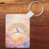 Labrador Retriever Memorial Keychain – Rainbow キーホルダー (裏面)