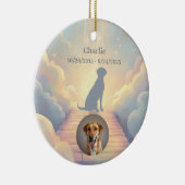 Labrador Retriever Memorial Ornament – Add Photo セラミックオーナメント (右)