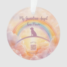 Labrador Retriever Memorial Ornament – Rainbow オーナメント
