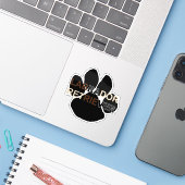 Labrador Retriever Name Paw シール (ノートパソコンとiPhone)