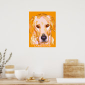 Labrador Retriever Painting Poster ポスター (キッチン)