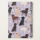 Labrador Retriever Paws and Bones Planner プランナー手帳 (裏面)