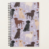 Labrador Retriever Paws and Bones Planner プランナー手帳 (正面)