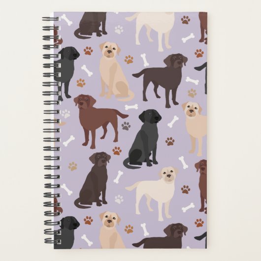 Labrador Retriever Paws and Bones Planner プランナー手帳 (正面)