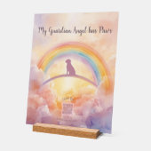  Labrador Retriever Rainbow Bridge Memorial Sign アクリルサイン (傾斜)