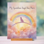  Labrador Retriever Rainbow Bridge Memorial Sign アクリルサイン (ニュートラル)